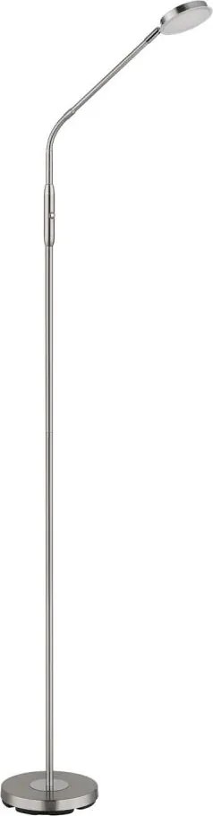 Globo 58504SN - Lampă de podea LED cu control tactil și variator SILVIO LED/6,5W/230V crom mat