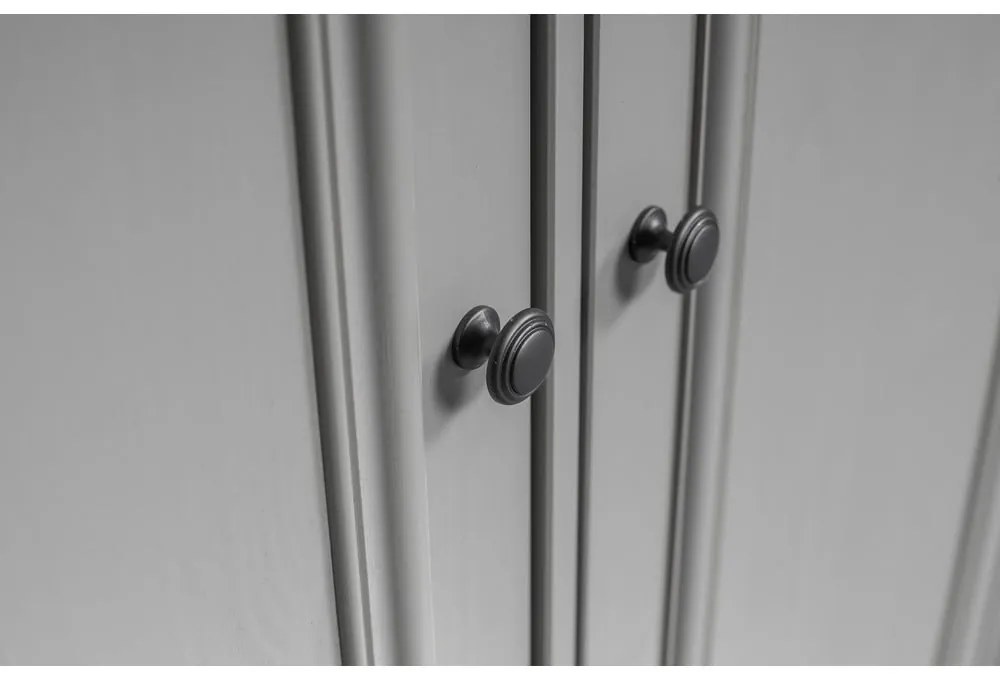 Șifonier de copii gri deschis din lemn de pin 98x190 cm Lily – WOOOD