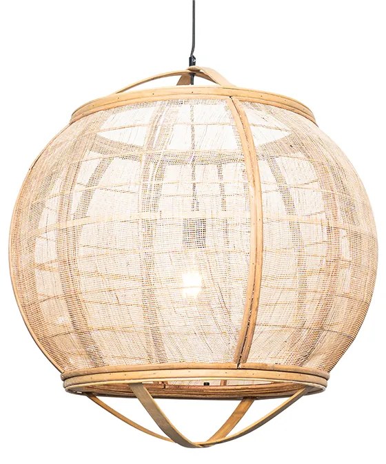 Lampa suspendată inteligentă maro 58 cm Incl. Wifi G95 - Pascal