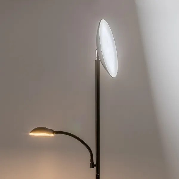 Rabalux 74084 - Lampă de podea LED dimabilă HALINA 23W/230V 3000/4200/6500 neagră