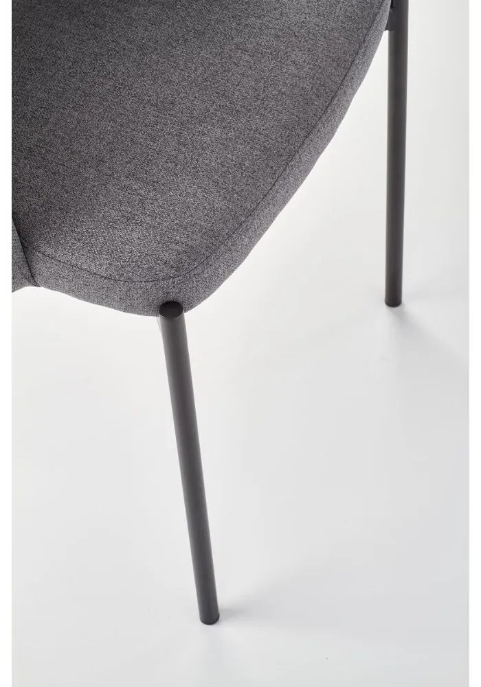 Scaun de bucaterie Alanna, gri/negru