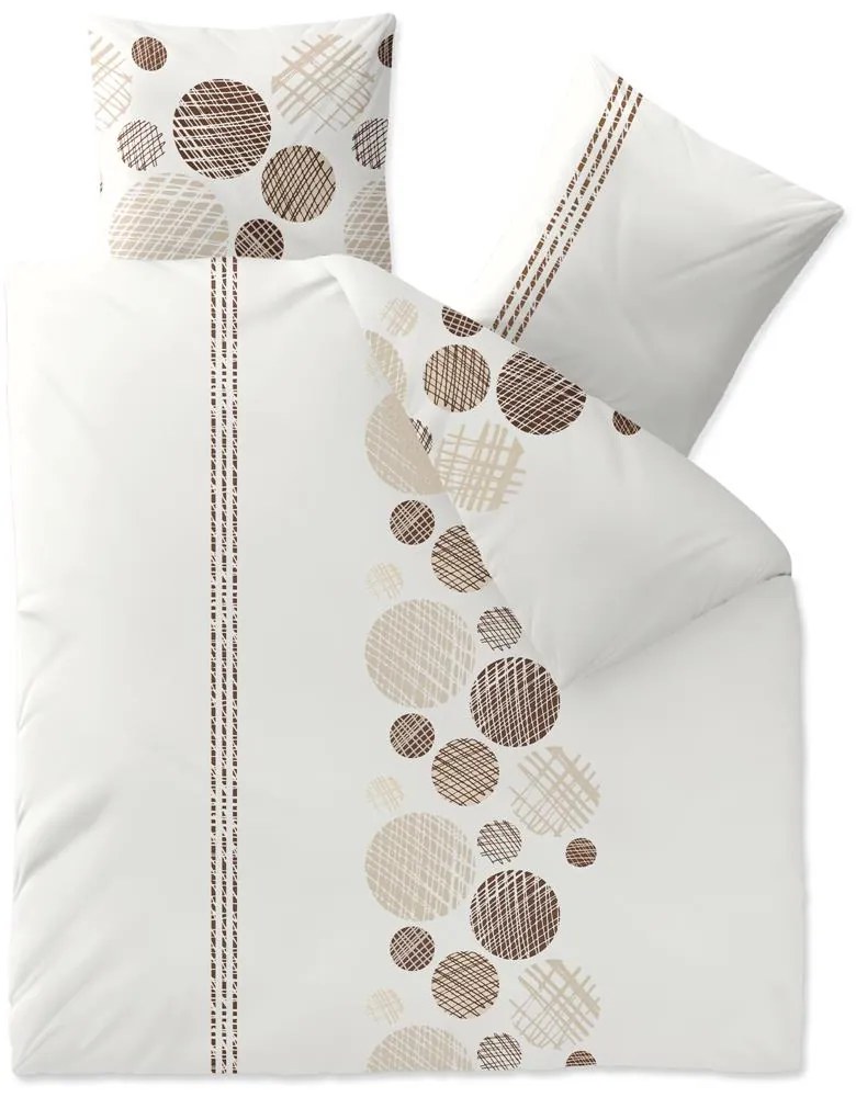 Lenjerie de pat din bumbac Renforce CLEO albă Dimensiune lenjerie de pat: 2 buc 80 x 80 cm | 200 x 200 cm