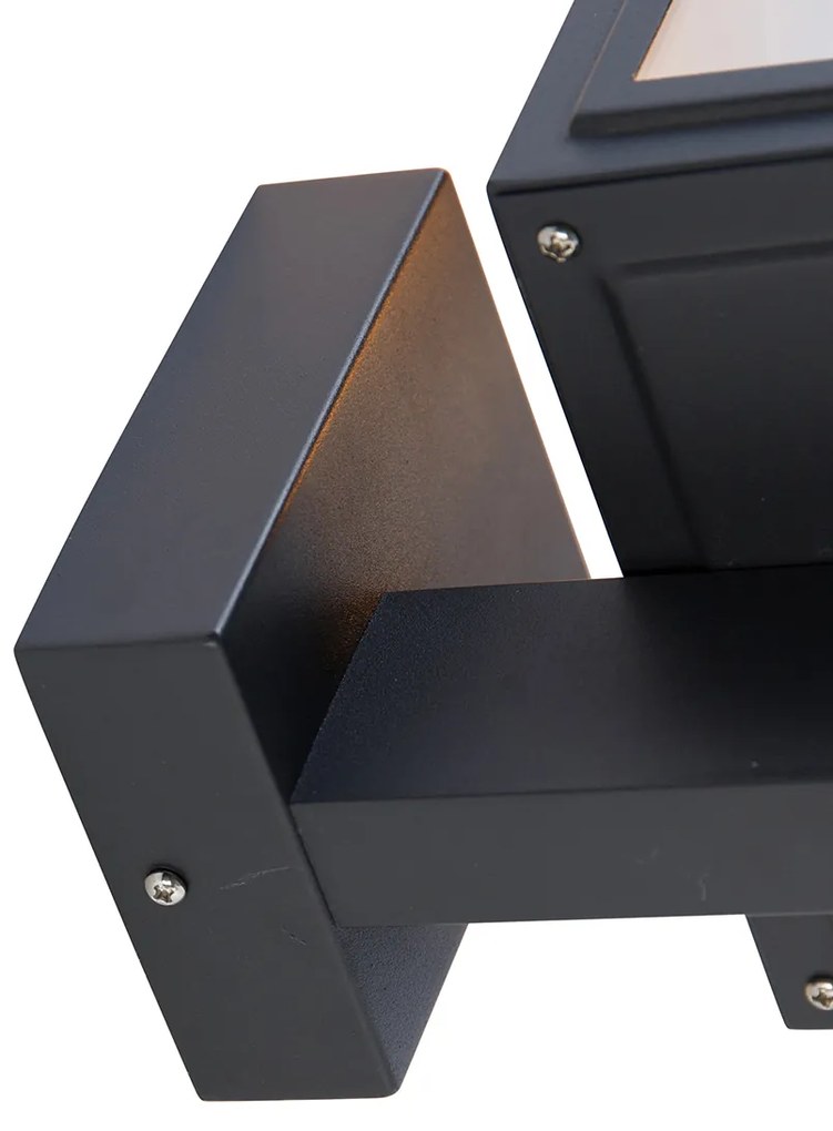 Lampă de perete inteligentă gri, inclusiv bec inteligent G95 - Sutton Up