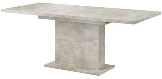 Masă extensibilă STRAP, gri beton