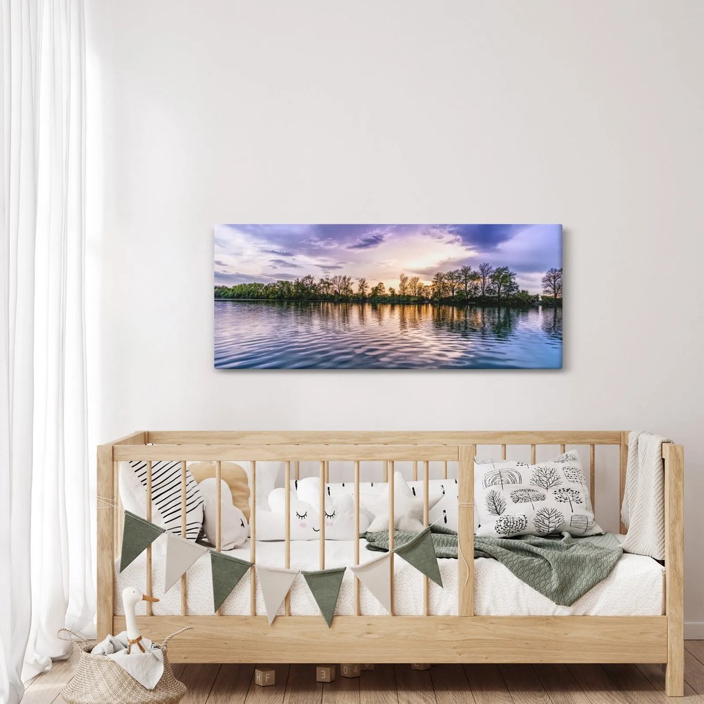 Tablou cu lac (120x50 cm)