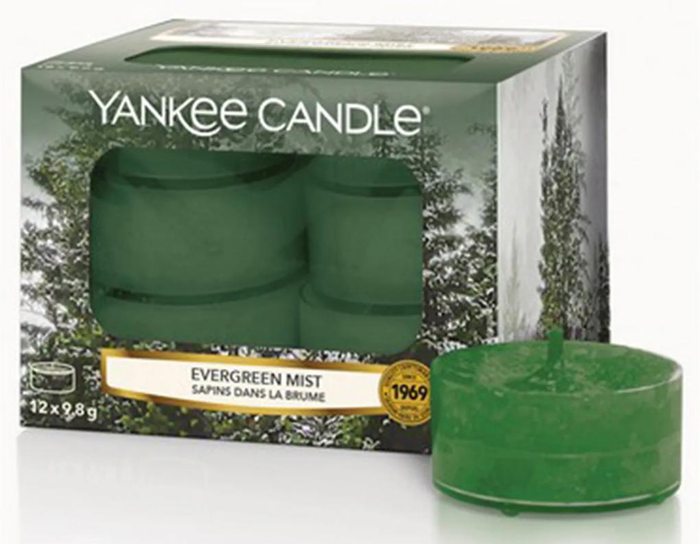 Yankee Candle verzi parfumate lumanari de ceai Evergreen Mist
