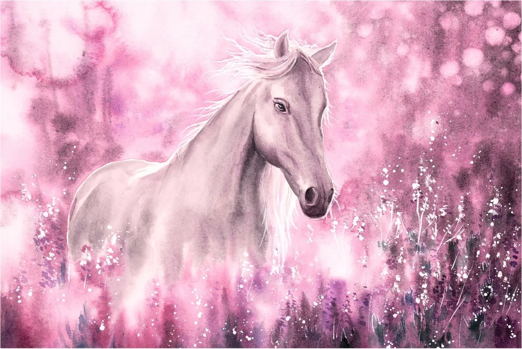 Tablou - Cal pictat (90x60 cm)