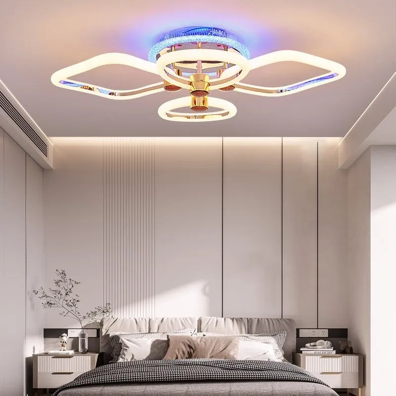 Lustra Led Cu Telecomanda, Elit's, Opal E, 126 w Intensitate Reglabila, RGB
