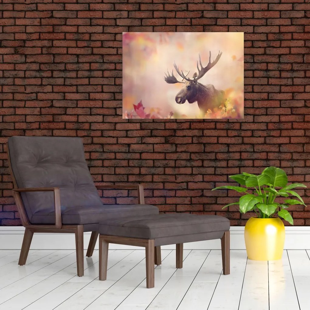 Tablou - Pădure în frunze de toamnă (70x50 cm)