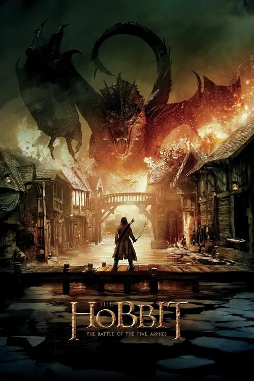 Poster de artă Hobbitul - Smaug