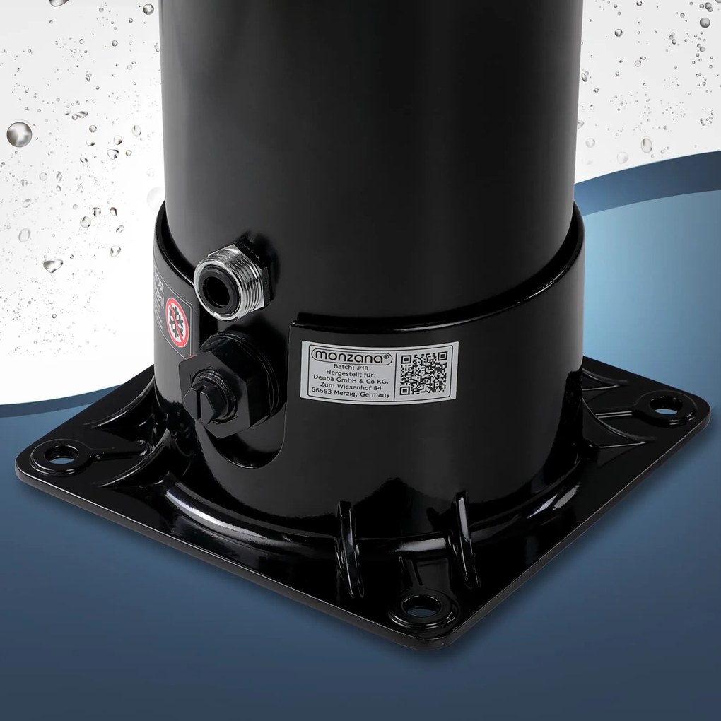 Deuba Duș solar Bow Black 20L