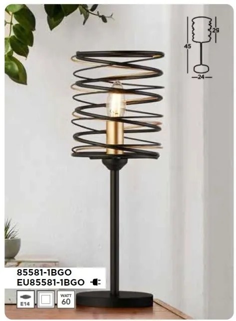 Veioza, Lampa de masa design modern Spring