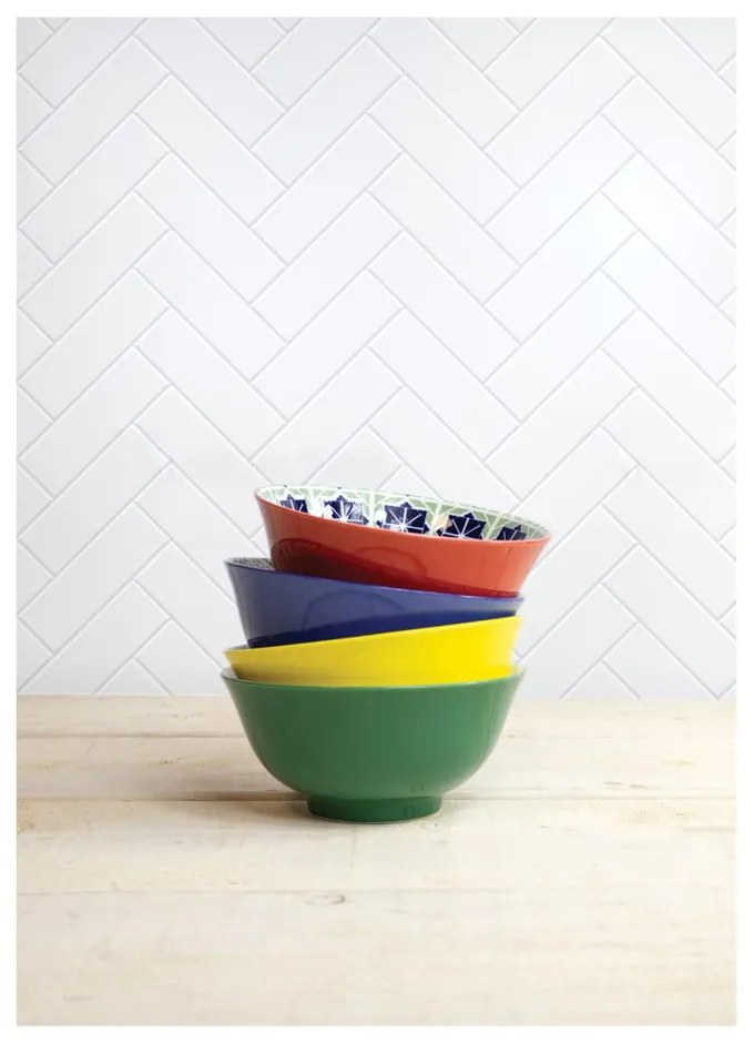 Set de 4 boluri din ceramică Kitchen Craft, ø 15 cm