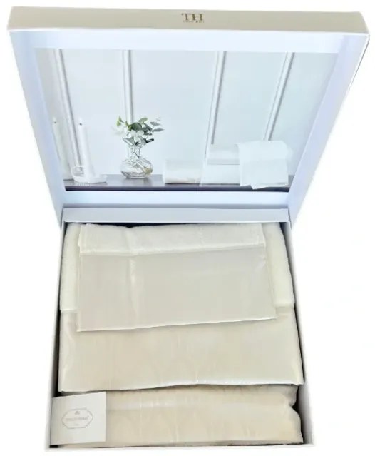 Set cadou de prosoape și prosop de corp STELLA, 3 buc Bej / Beige Set (prosop mic 30x50cm, prosop 50x100cm, prosop de corp 75x150cm)