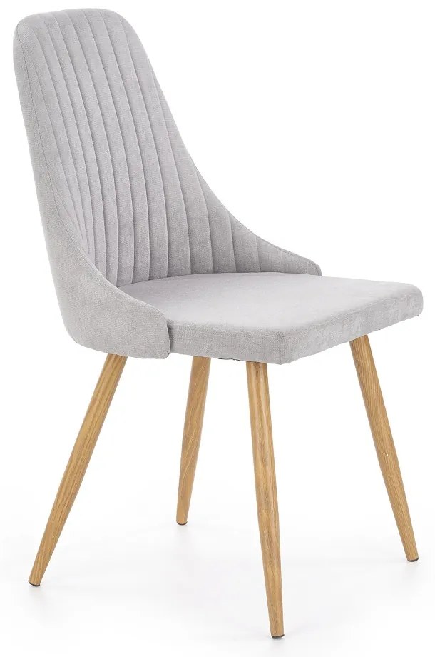 Scaun de bucaterie Tadeo, gri/fag