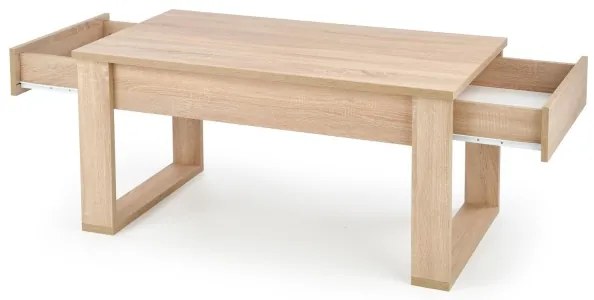 Măsuță de cafea NEA 52x110 cm bej/stejar sonoma