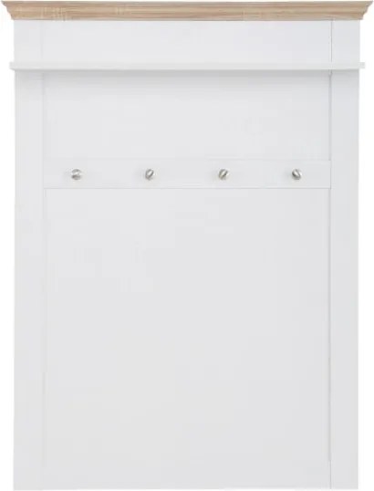 Cuier de perete cu model de stejar Støraa Bruce, alb