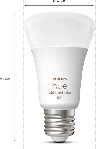 Set de bază Philips Hue WHITE AND COLOR AMBIANCE 2xE27/9W/230V 2200-6500K