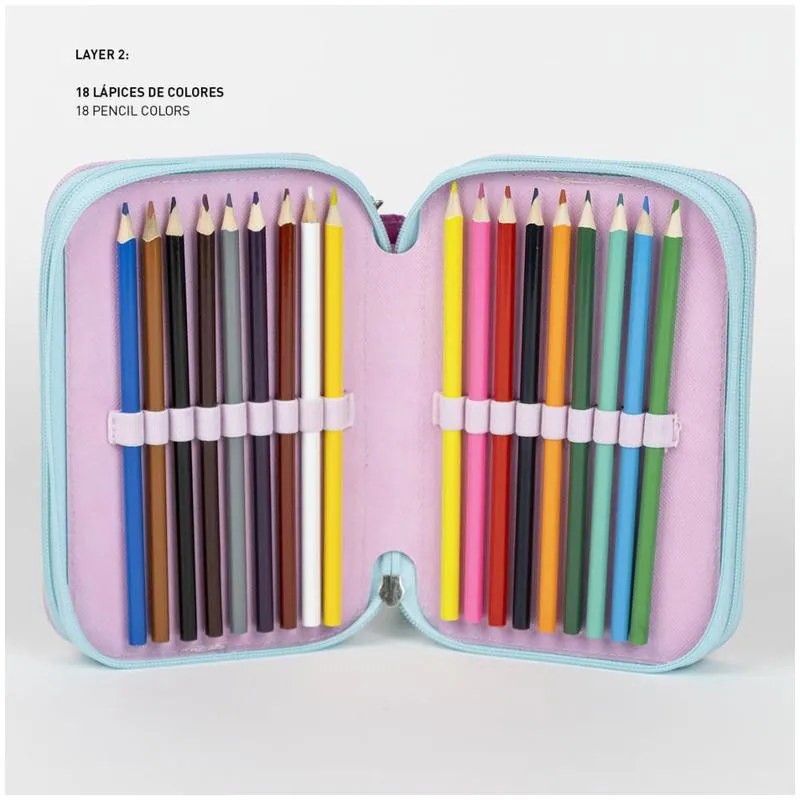 Gabby's Dollhouse Rainbow penar echipat cu 3 compartimente