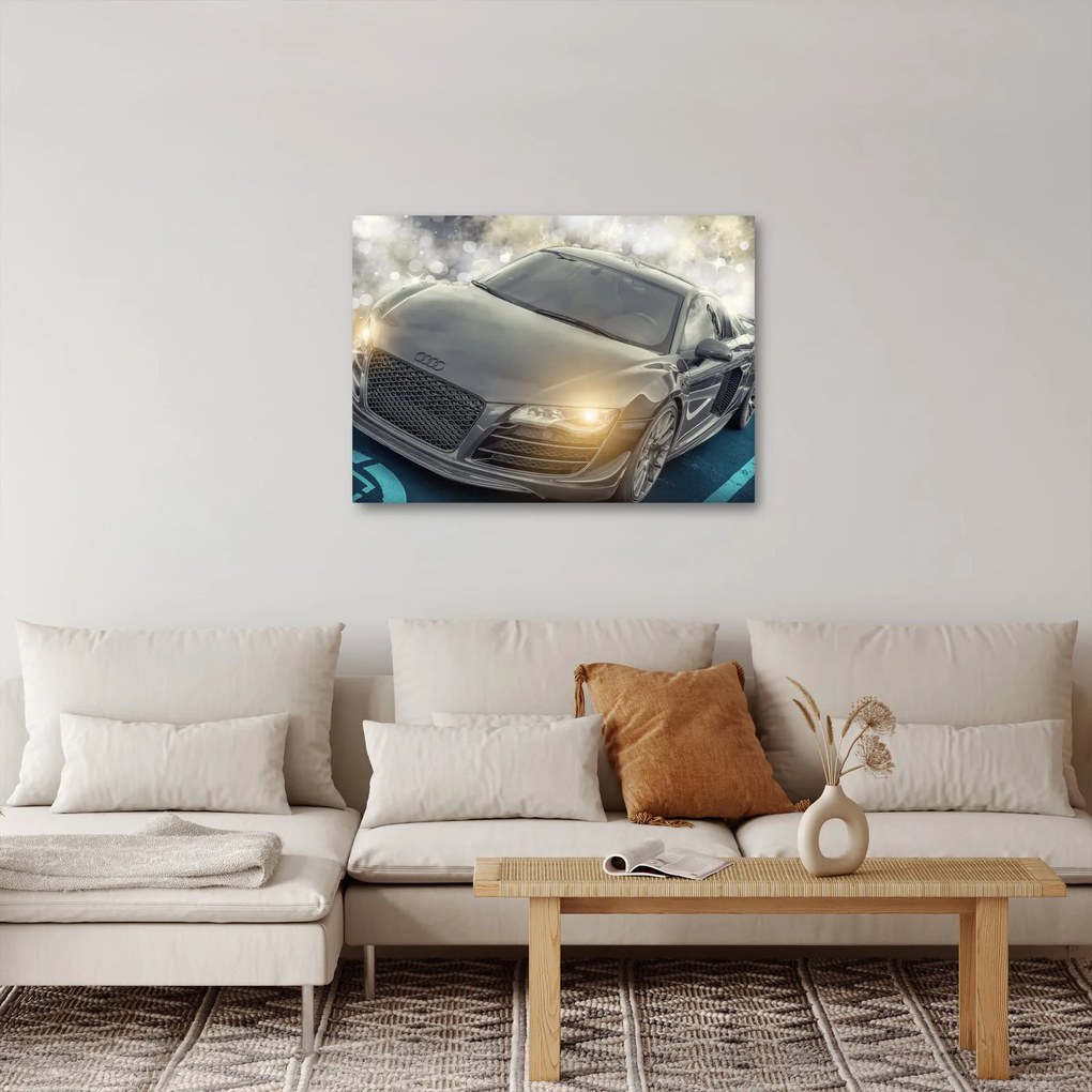 Tablou cu Audi - gri (70x50 cm)