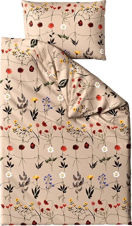 Lenjerie de pat microplus HERBAR bej Dimensiunile lenjeriei: 70 x 90 cm | 140 x 200 cm