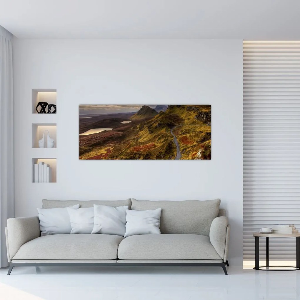 Tablou cu munții din Scoția (120x50 cm), în 40 de alte dimensiuni noi