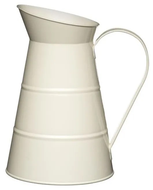 Carafă din email Kitchen Craft Living Nostalgia, 2,3 l, crem