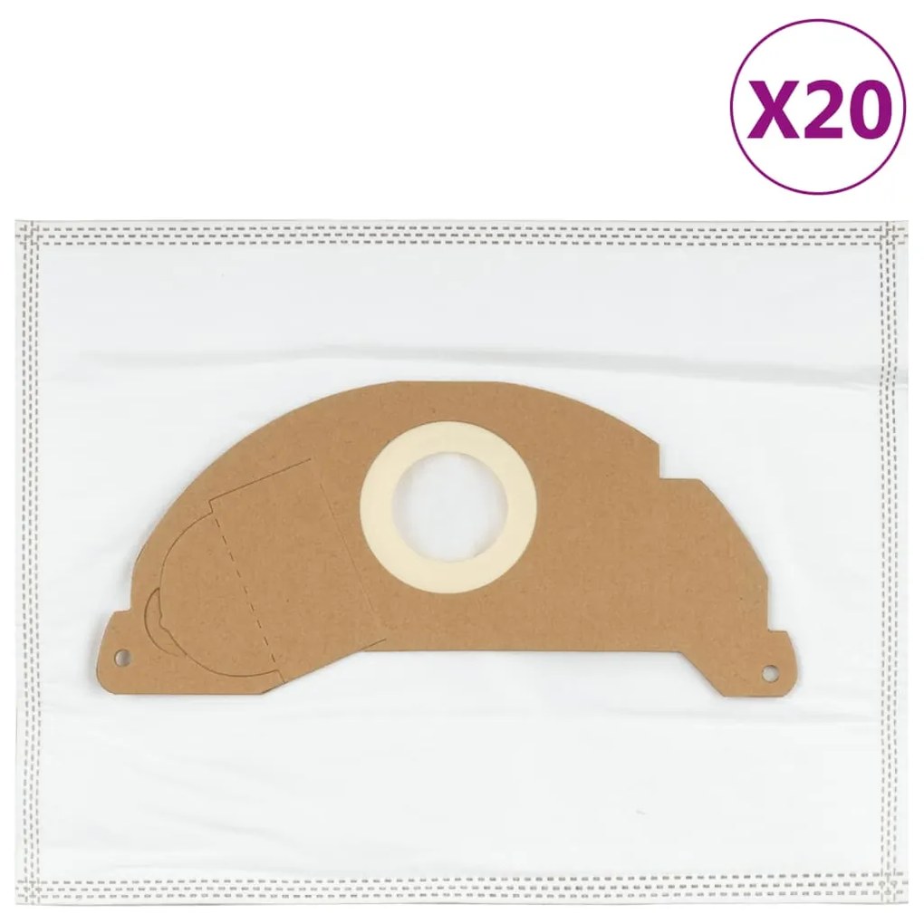 vidaXL Saci de aspirator pentru Karcher A2004, 20 buc.