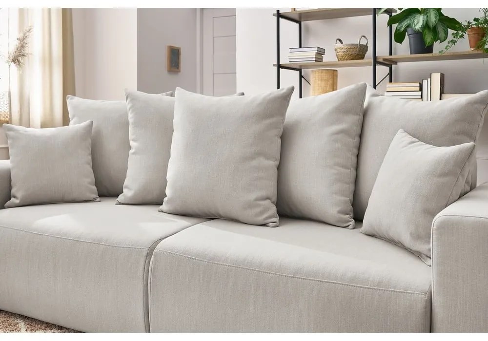 Canapea extensibilă bej deschis Envy - Bobochic Paris