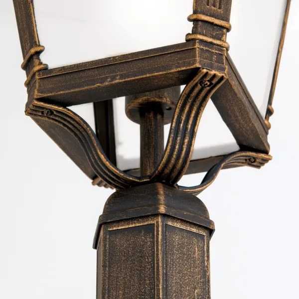 Orion - Lampă de exterior AIKO 1xE27/60W/230V 240 cm IP23 bronz/patină