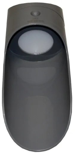 Aplică LED solară cu senzor PALESA LED/1W/3,7V IP65 1800 mAh gri