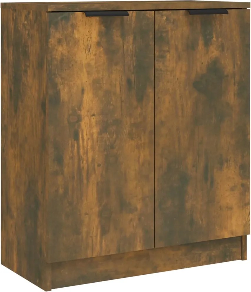 vidaXL Servantă, stejar fumuriu, 60x30x70 cm, lemn prelucrat