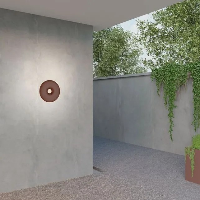 Aplica LED 3000K pentru fatade IP54 SPLASH corten