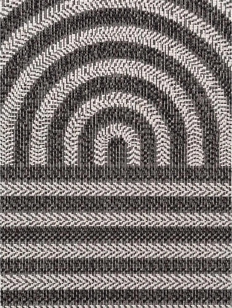 Covor pentru exterior și interior negru/crem 160x230 cm Haringey Woodfield – Ted Baker