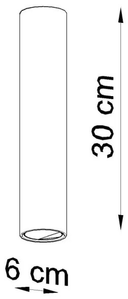 Plafonieră LAGOS 1xGU10/40W/230V alb