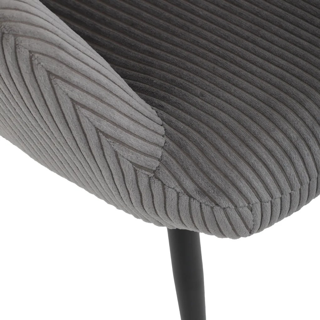 Fotoliu relaxare cu suport pentru picioare L7285GREY6, gri