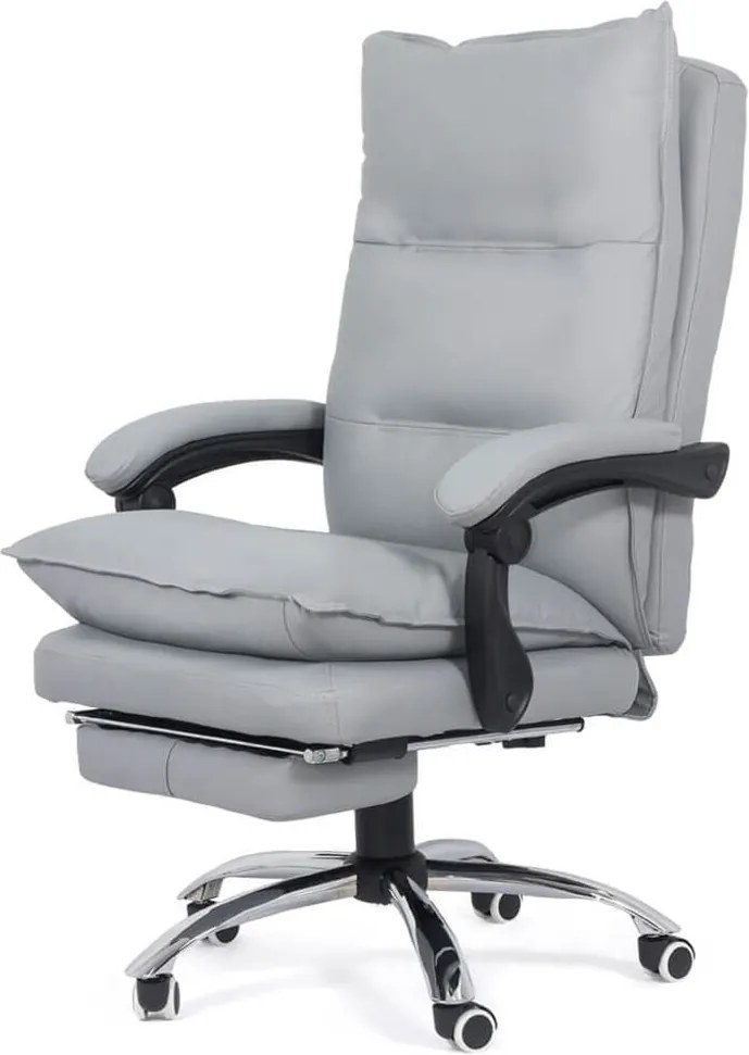 Scaun directorial cu suport de picioare si recliner OFF 419 gri