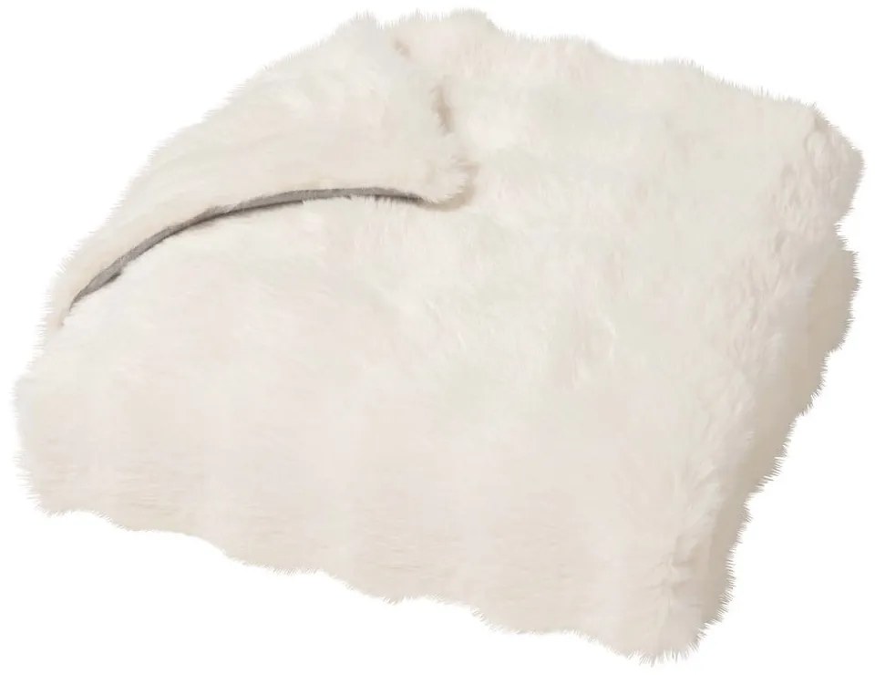 Pătură crem din micropluș/cocolino 180x220 cm Mounty – douceur d'intérieur