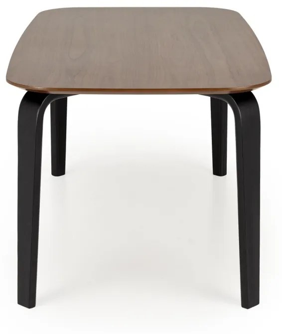 Masa Pedro nuc/negru L160 cm