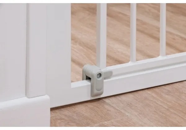 Safety 1st - Barieră de siguranță AUTO CLOSE albă