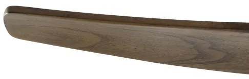 ZEVENTI - Ventilator de tavan SPELLO Wi‑Fi Tuya, negru/stejar + telecomandă