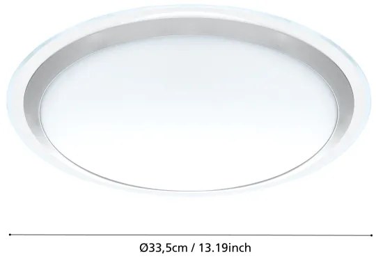 Eglo 95677 - LED Plafoniera COMPETA 1 LED/22W/230V