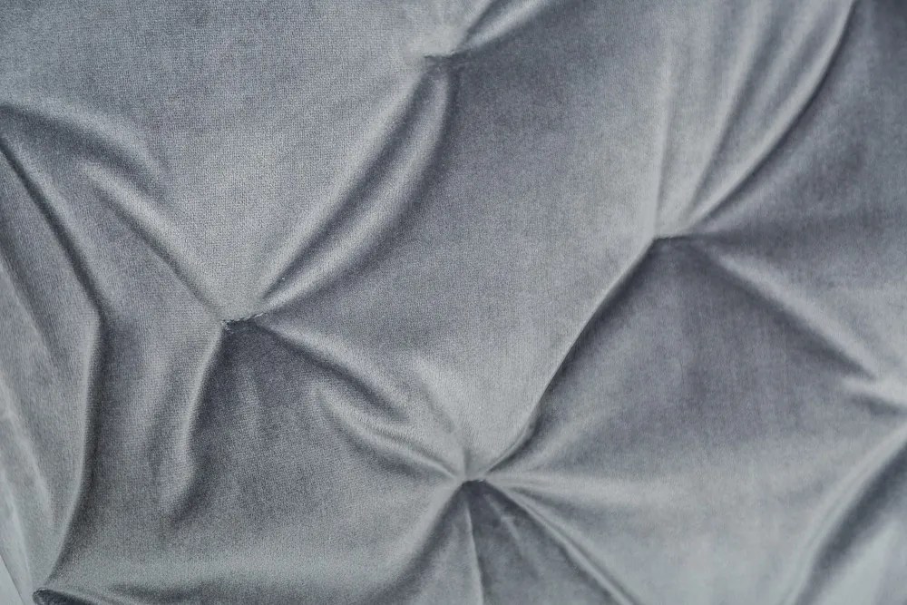 Scaun de birou elegant Dutch Comfort, catifea gri A-39350 VC