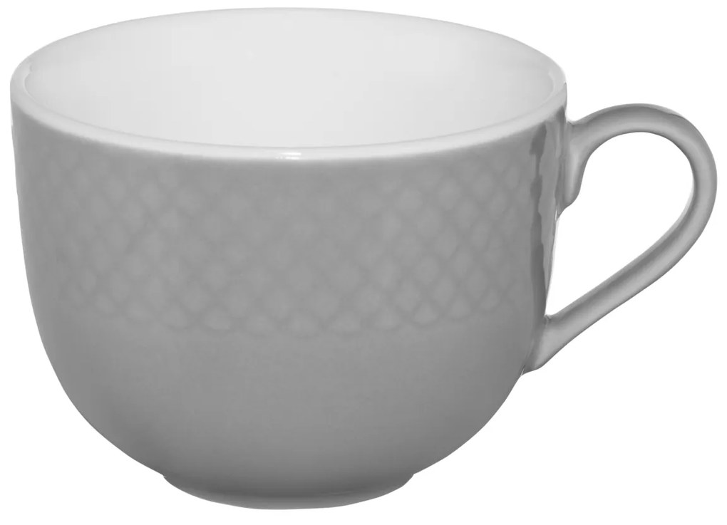 Set servire ceai sau cafea, 12 piese, 6 persoane, gri, Sonia