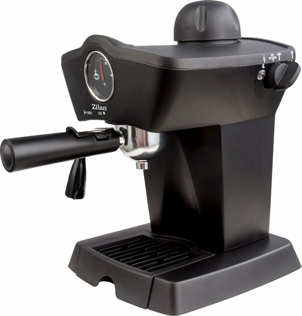 Espressor manual ZILAN ZLN2854 - 800W, 240ml, 3.5 bari, termometru frontal, negru