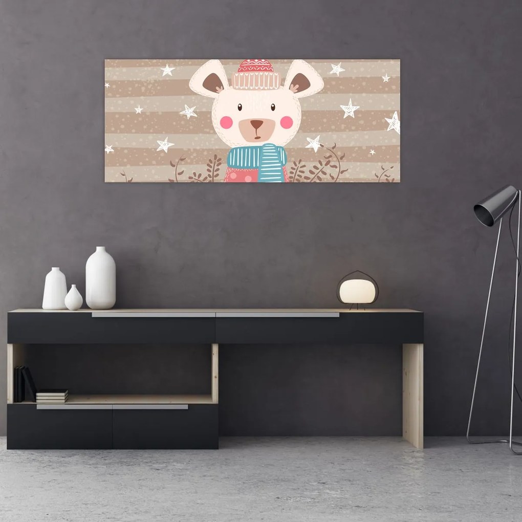 Tablou - Ursuleț (120x50 cm)