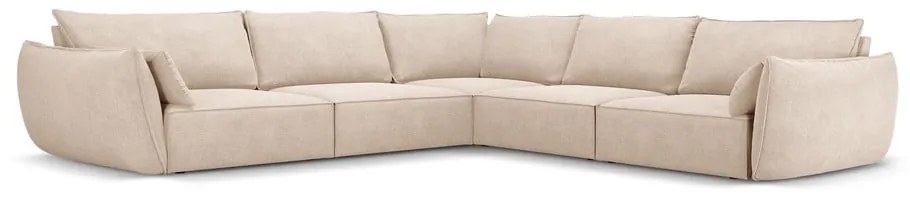 Colțar bej (cu colț variabil) Vanda – Mazzini Sofas