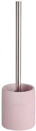 Perie de toaleta cu suport din polirasina, The Collection Rose, Ø10xH38 cm