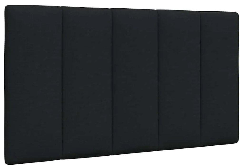 vidaXL Pernă pentru tăblie de pat, negru, 80 cm, material textil