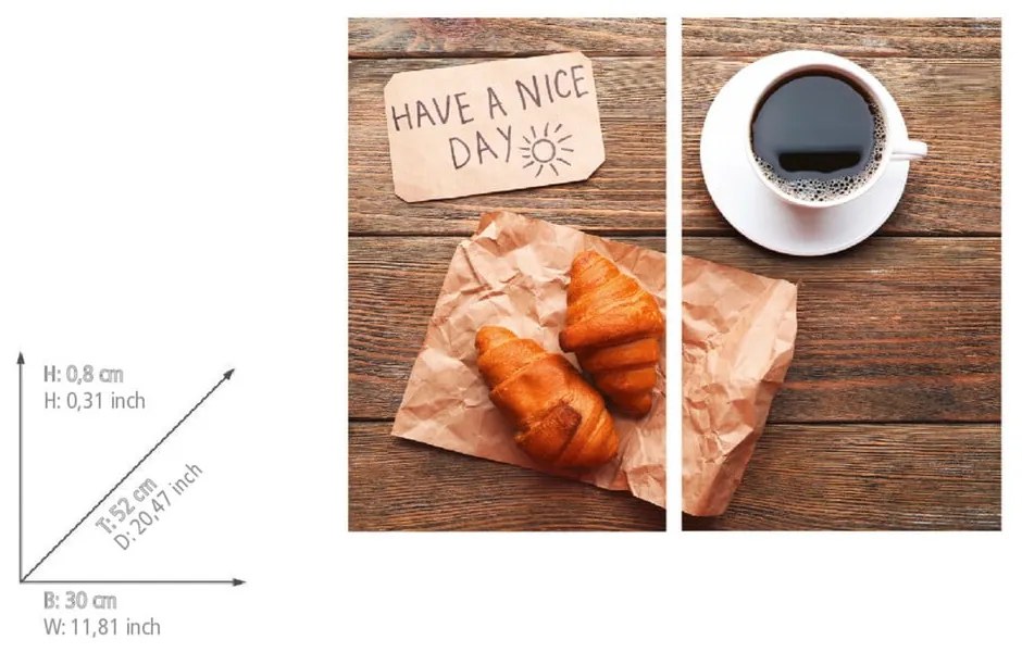 Protecții de aragaz 2 buc. din sticlă temperată 52x30 cm Nice Day – Allstar